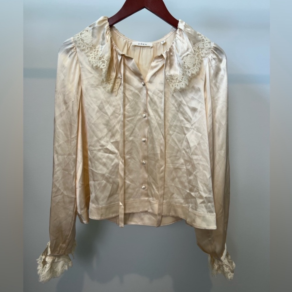 Doen Ingrid Blouse in Candlelight